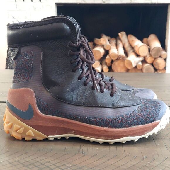 Nike Zoom Kynsie Waterproof Brown Boots Sz 8.5 - Picture 3 of 11